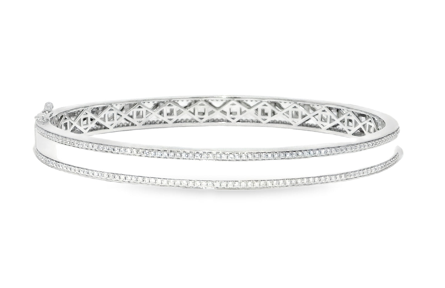 Diamond Edged Bangle