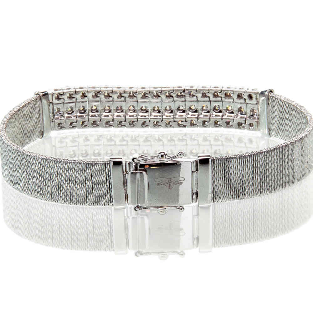 Soft Diamond Bangle Bracelet