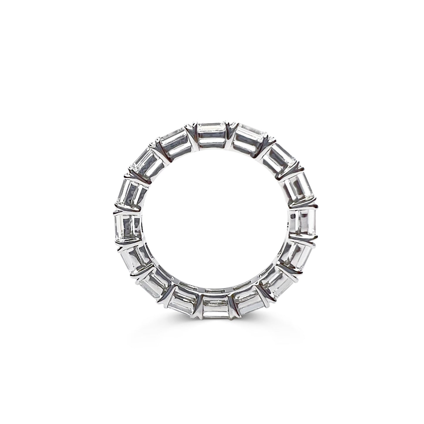 Emerald Cut Eternity Ring