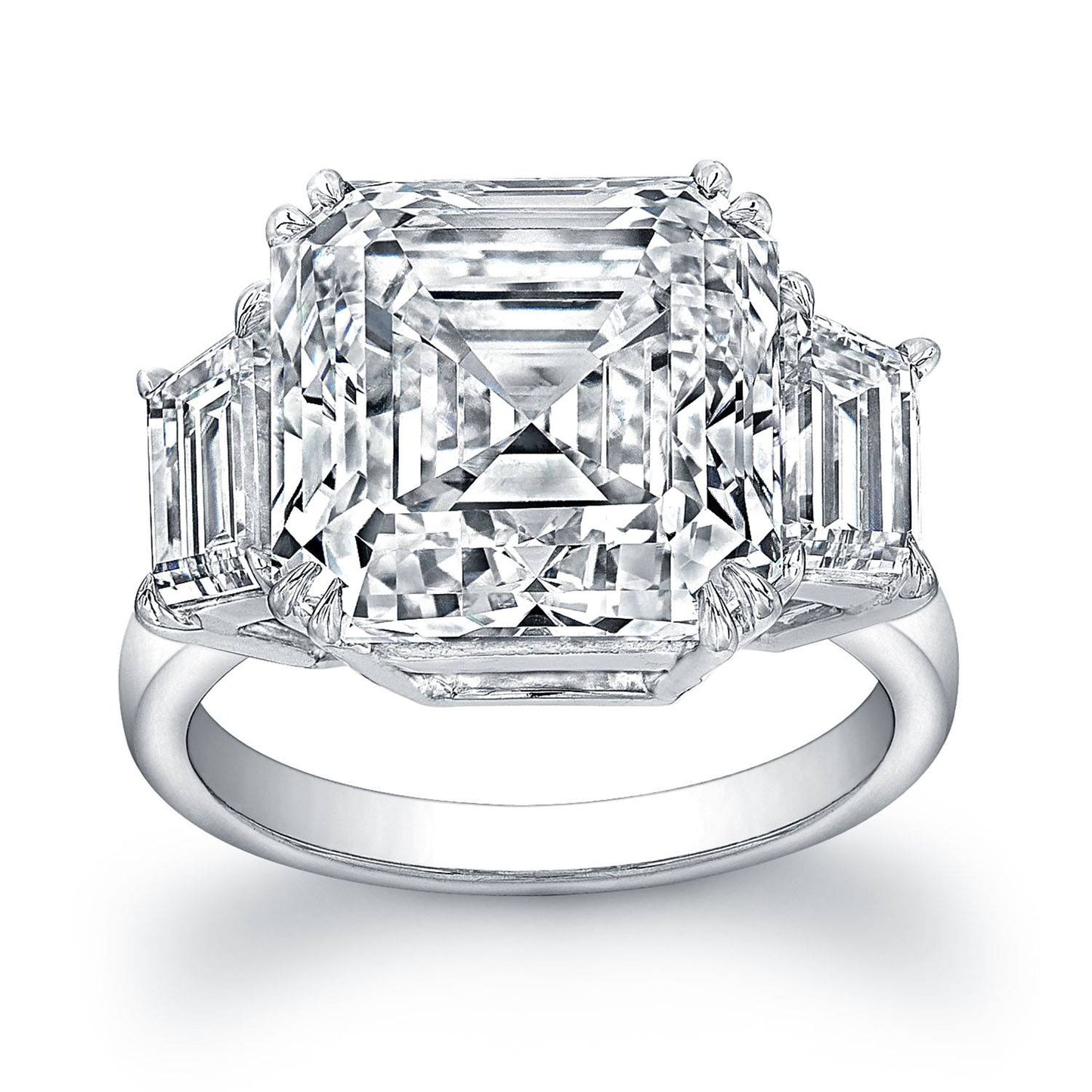 Asscher Cut Diamond Engagement Ring