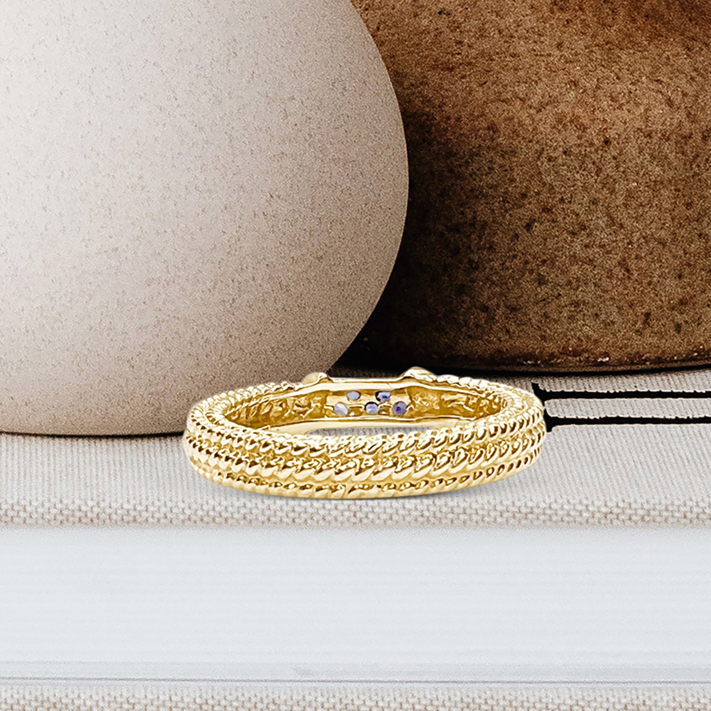 Beaded Stackable Ring