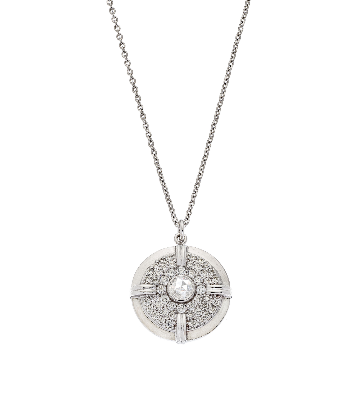 Nora Rose Cut Diamond Pendent