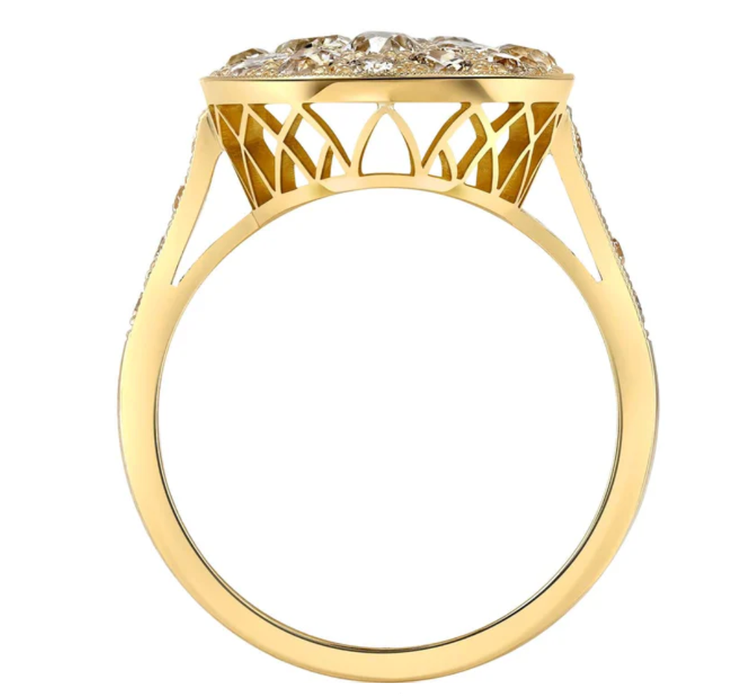 Cobblestone Diamond ring