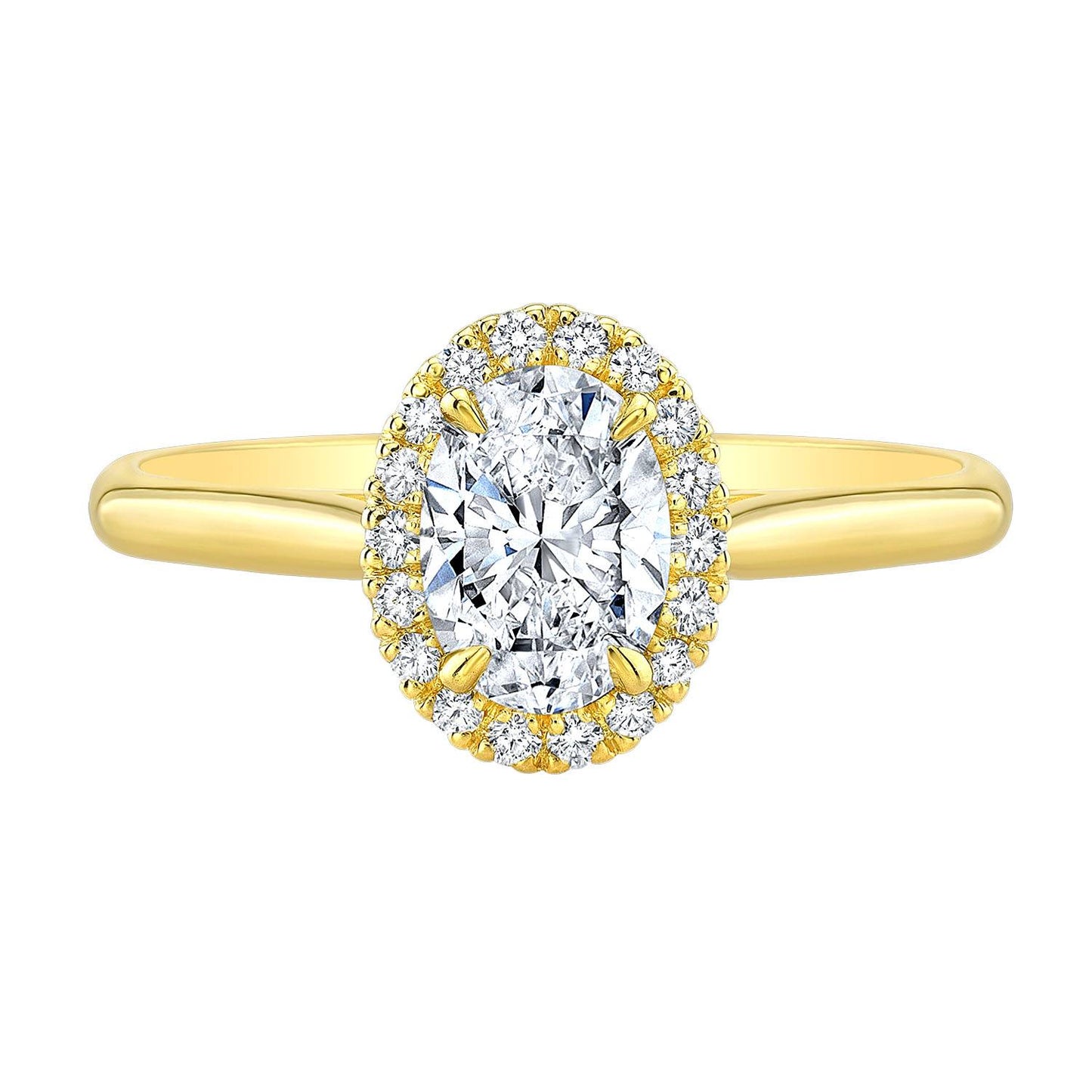 Oval Diamond Engagement Ring