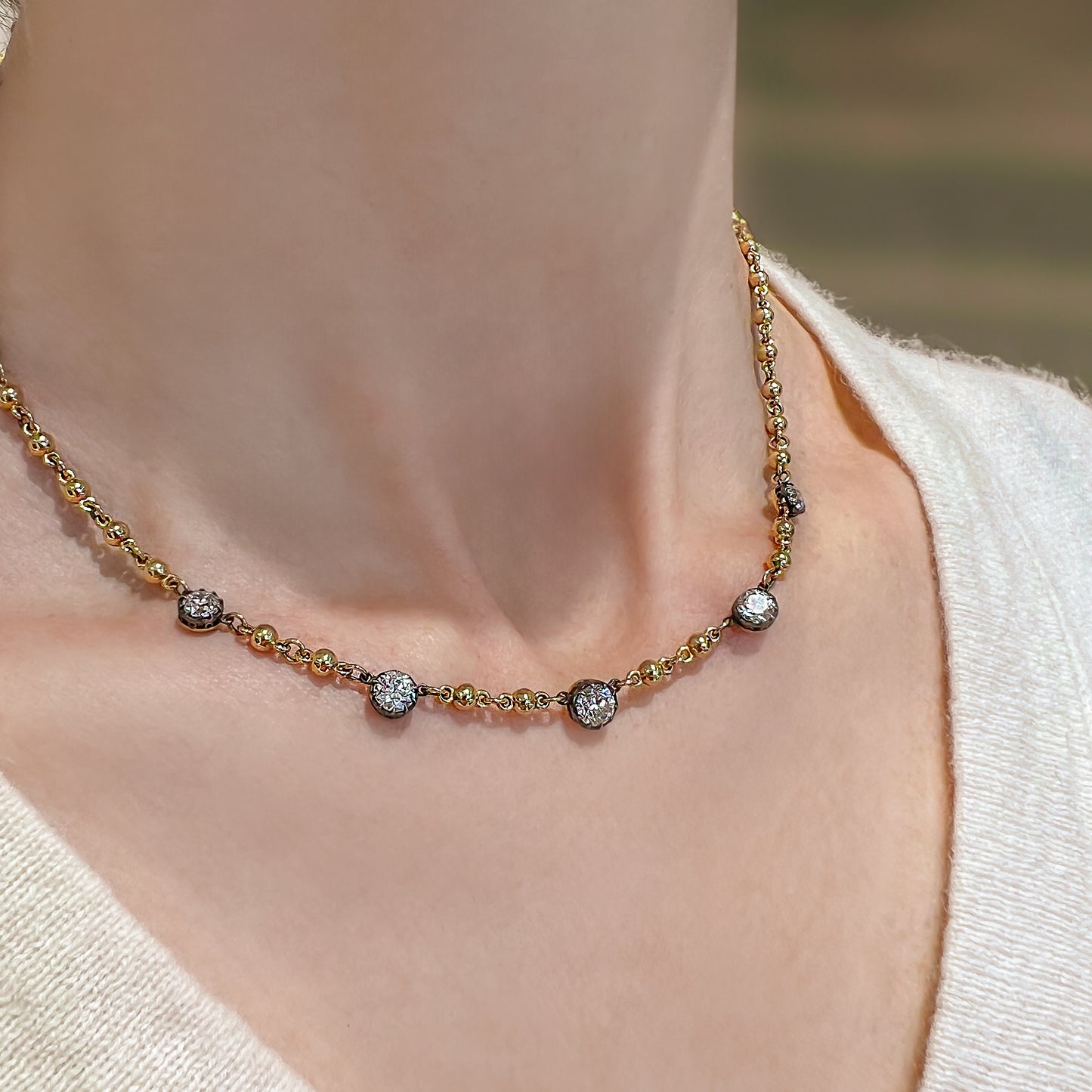 5 Stone Rosalina Necklace