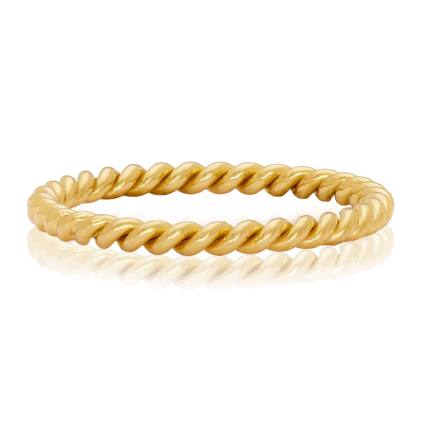 18k Yellow gold Rope Band