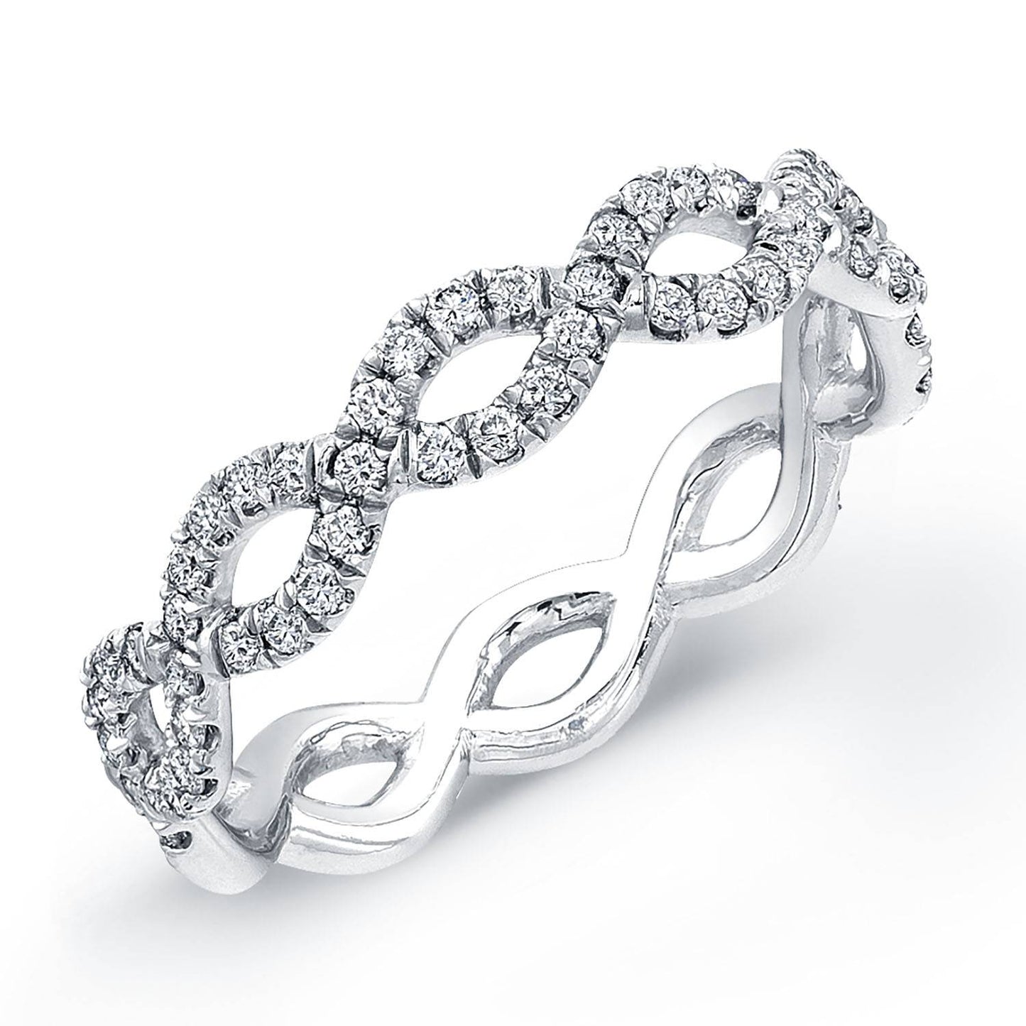 Intertwined Diamond Band