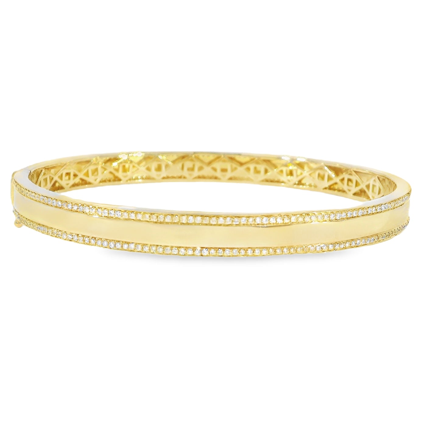 Diamond Edged Bangle