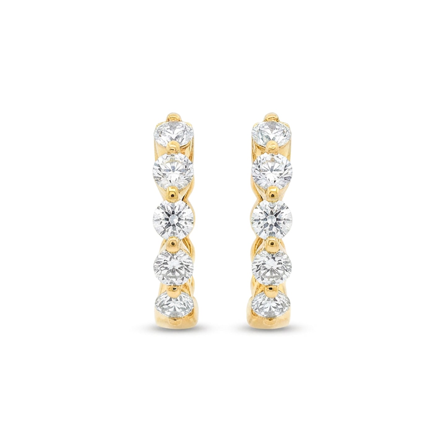 Diamond Huggy Earrings