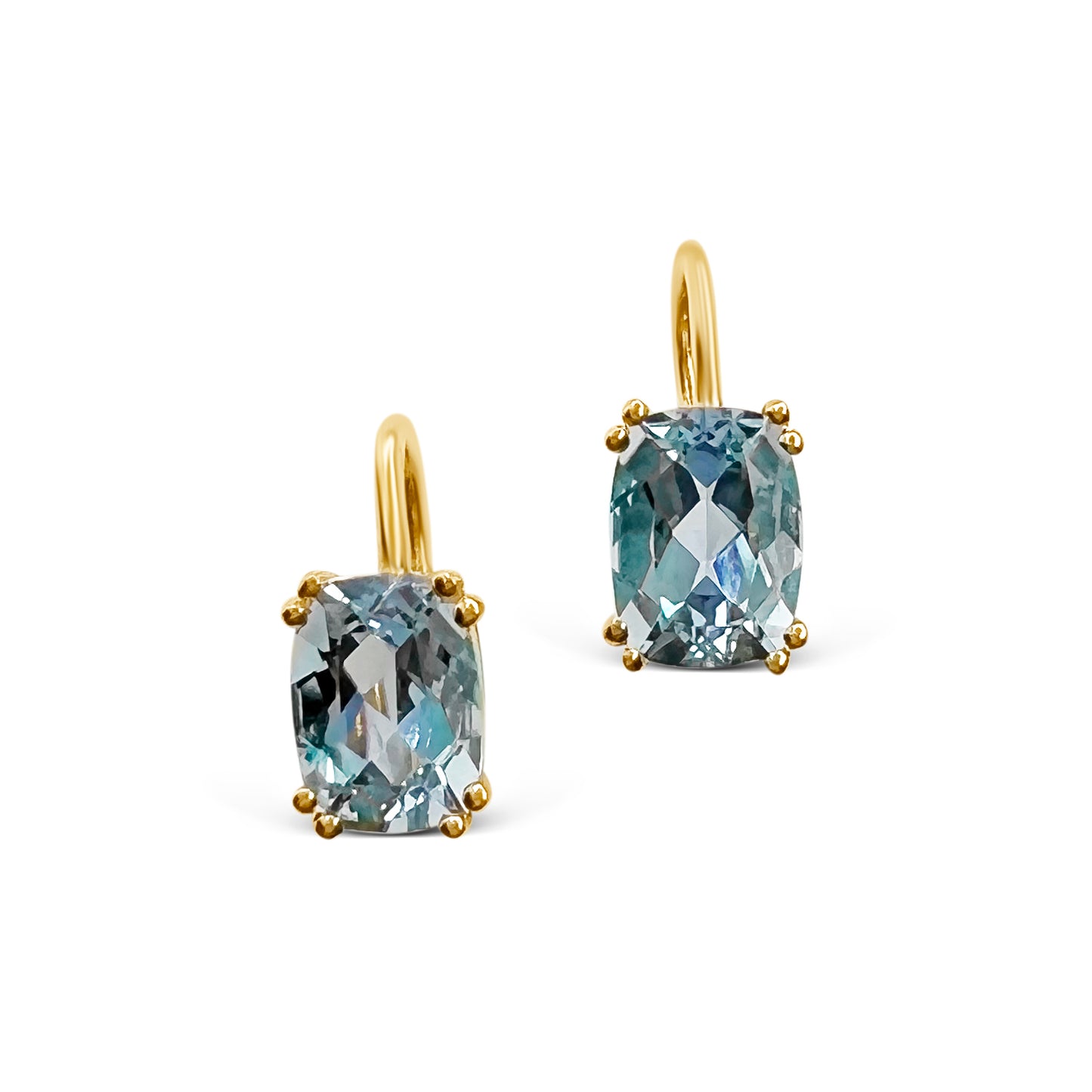 Aquamarine Drop Earrings