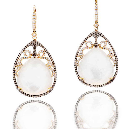 Large Mother of Pearl Earrings