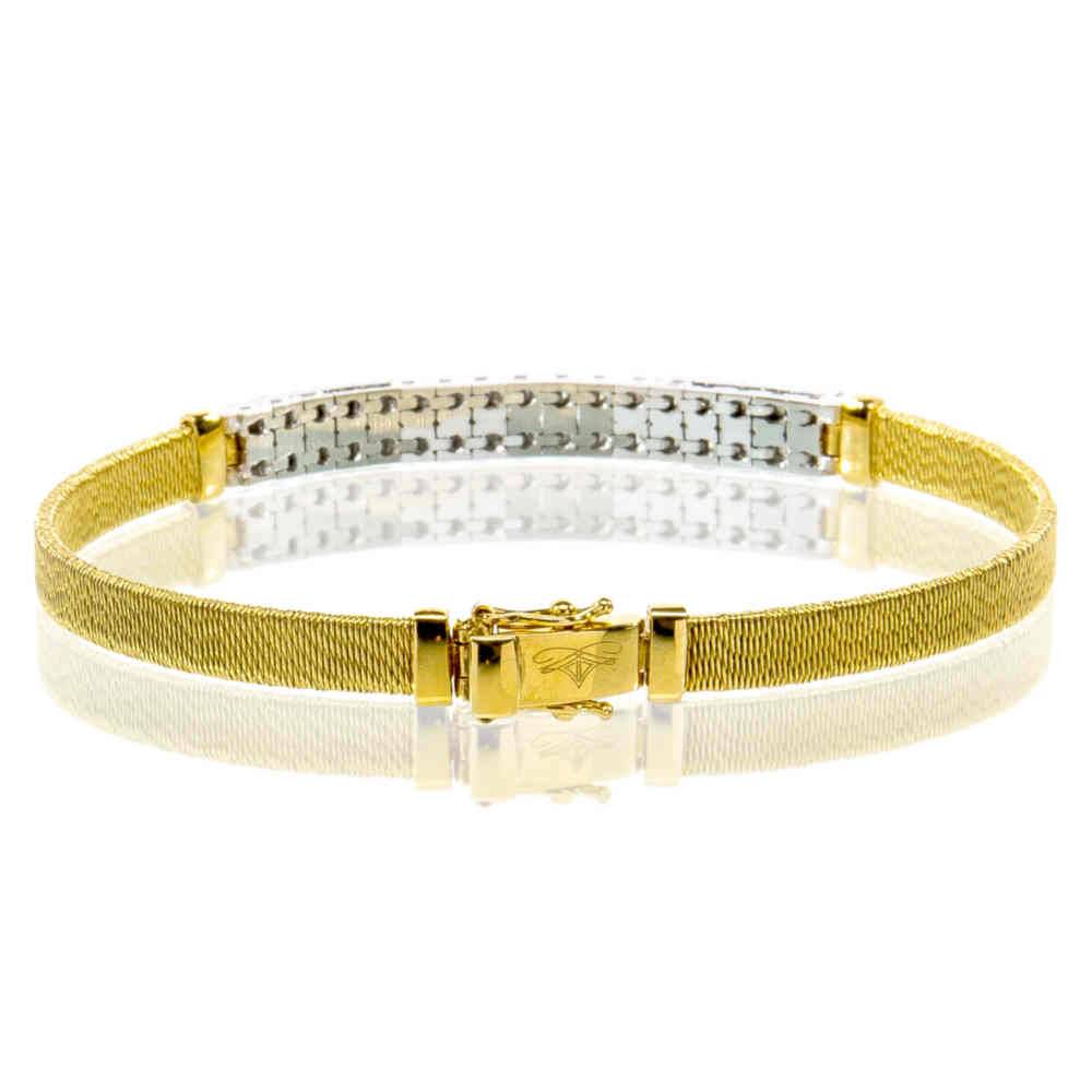 Soft Diamond Bangle Bracelet