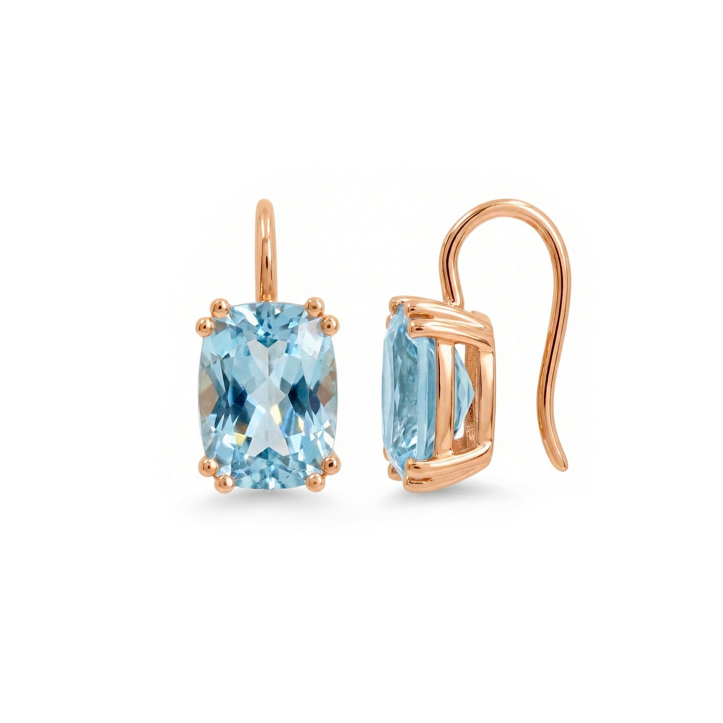 Aquamarine Drop Earrings