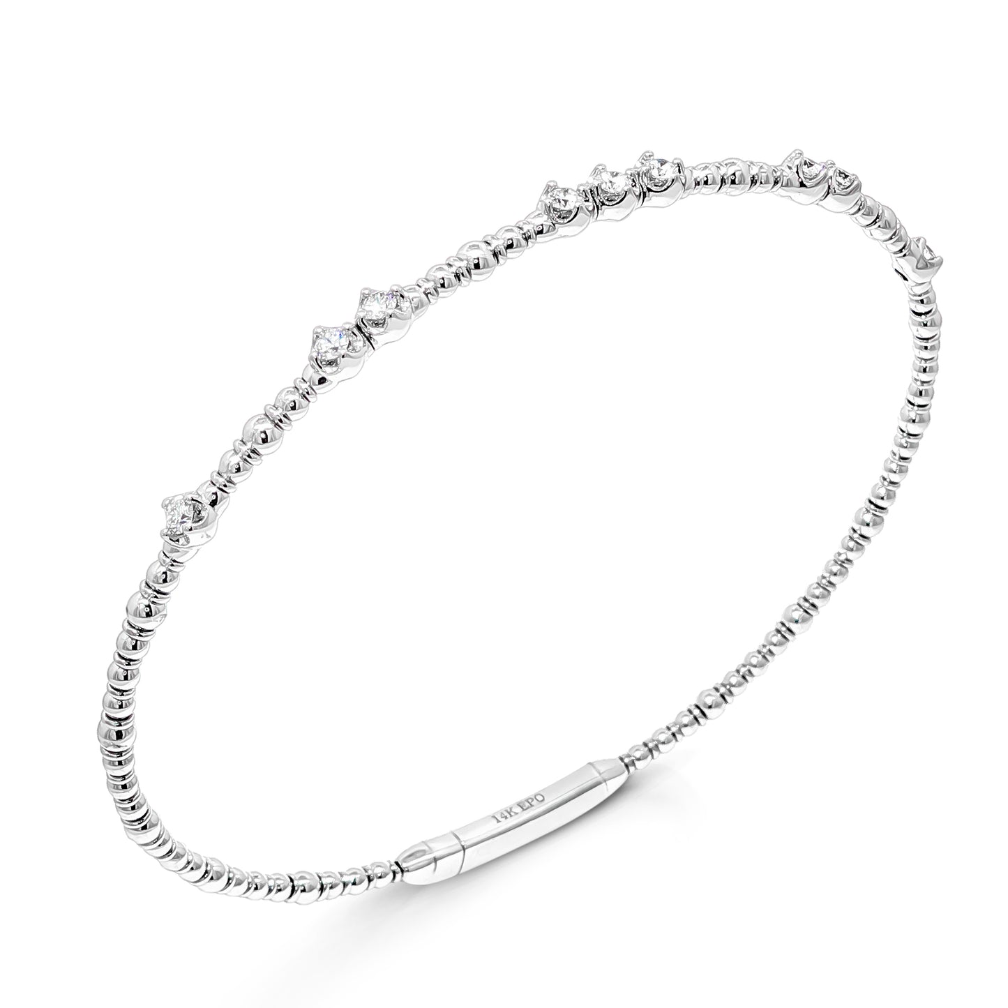 Yellow Gold Nueve Flexi Bangle