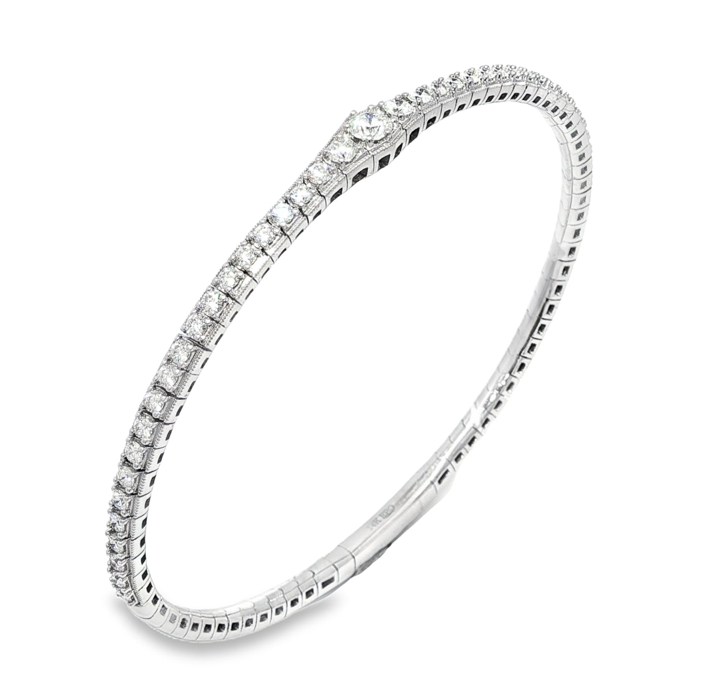 Graduated Diamond Flexi Bracelet
