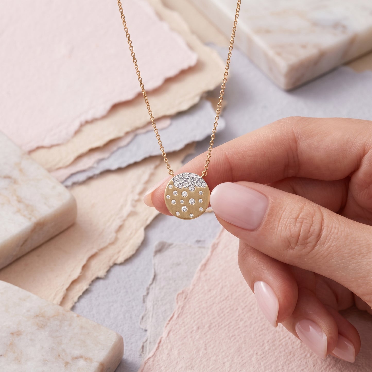 Lucent Lumière Pendant In Yellow Gold