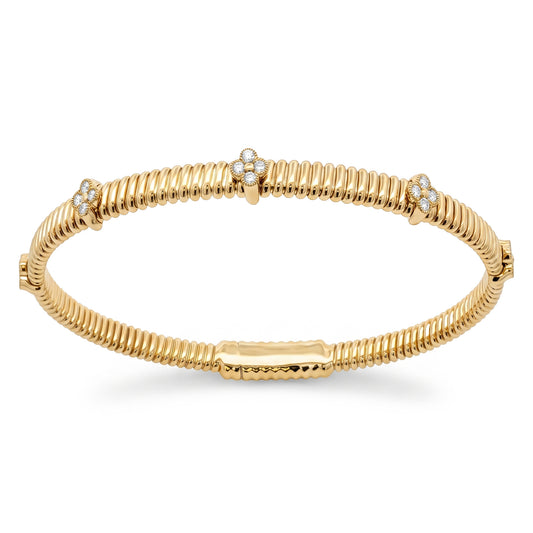 Lucent Diamond Fleur Flexi Bracelet Petite