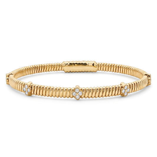 Lucent Diamond Fleur Flexi Bracelet Petite