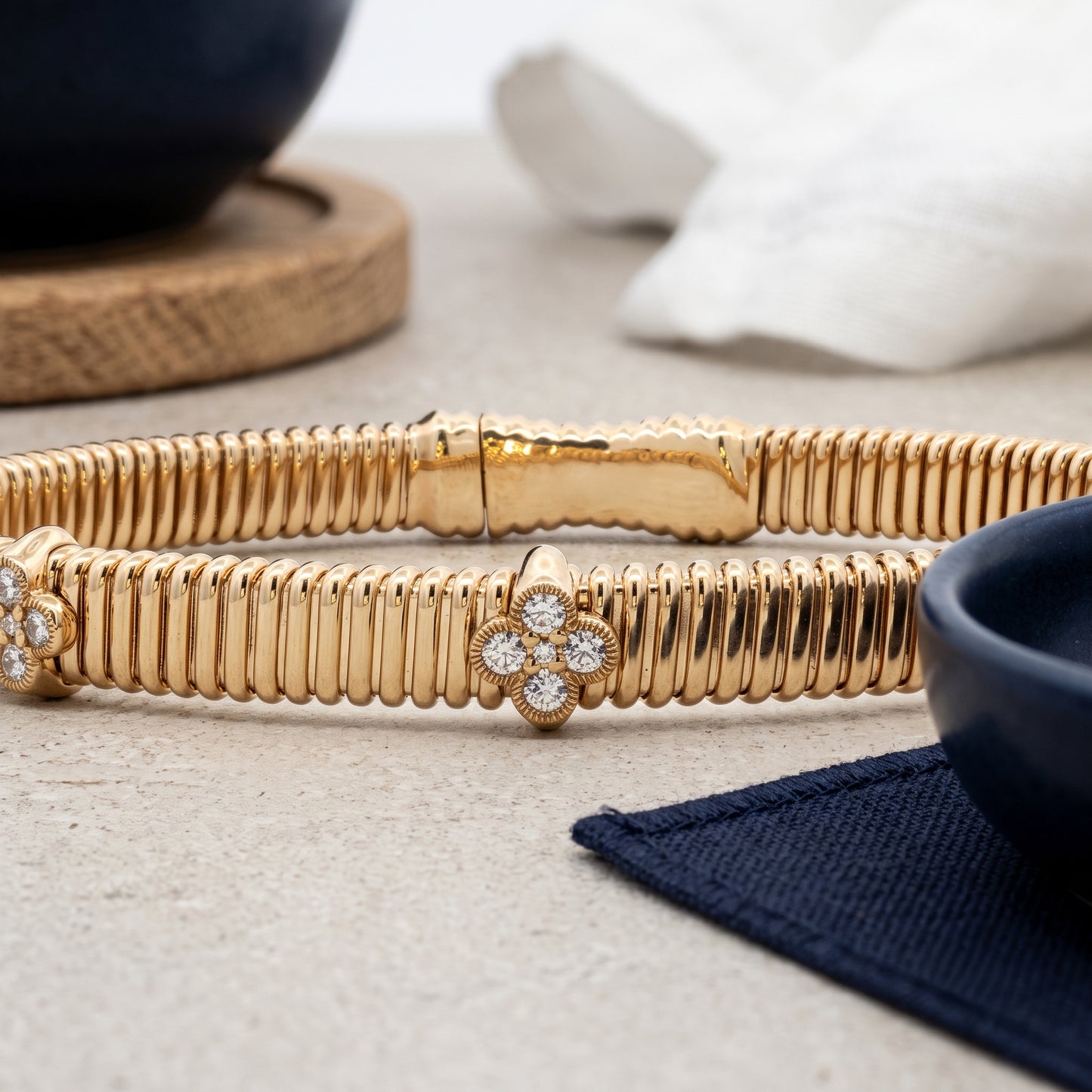 Lucent Diamond Fleur Flexi Bracelet Grande