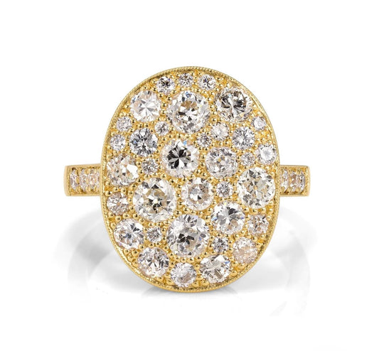 Cobblestone Diamond ring