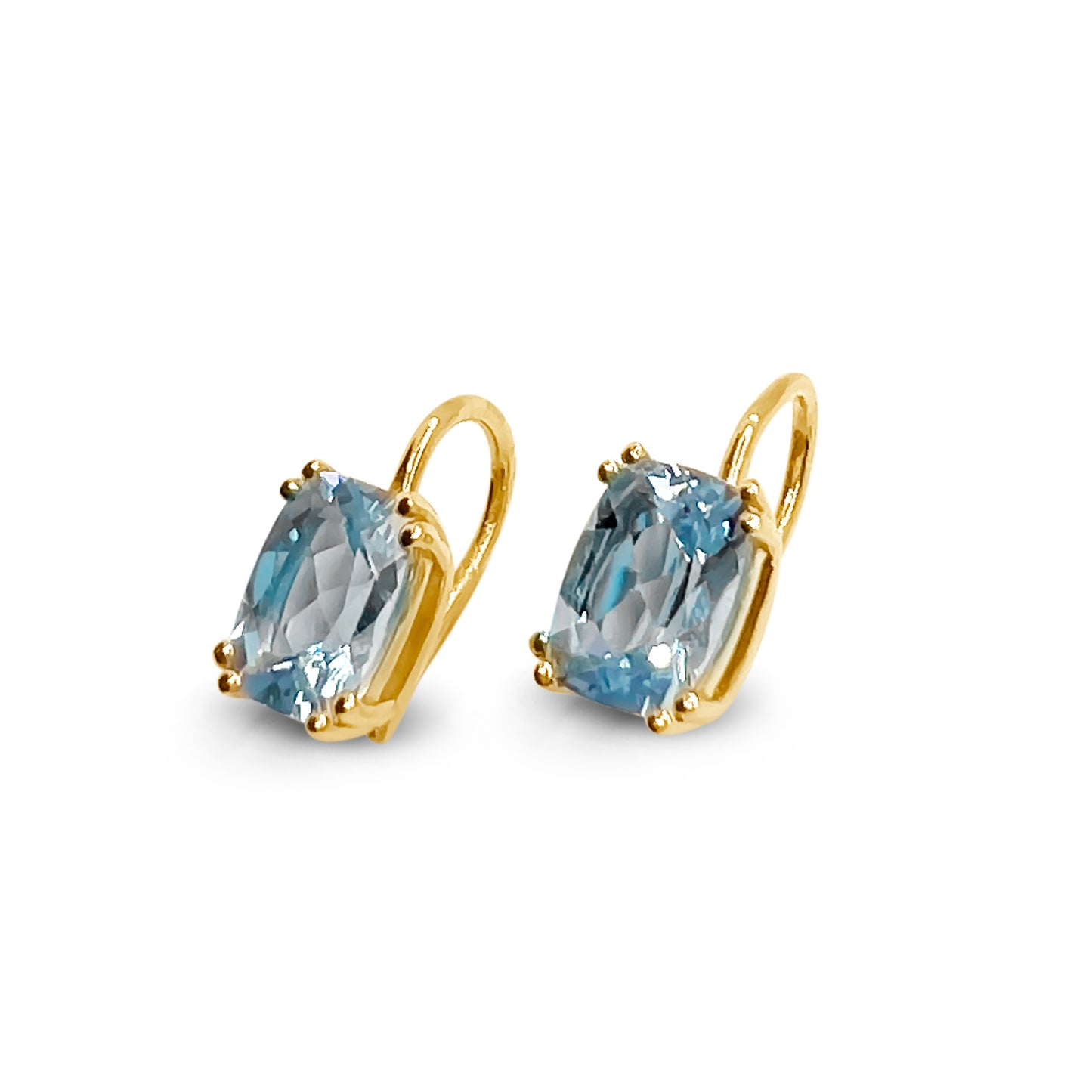 Aquamarine Drop Earrings