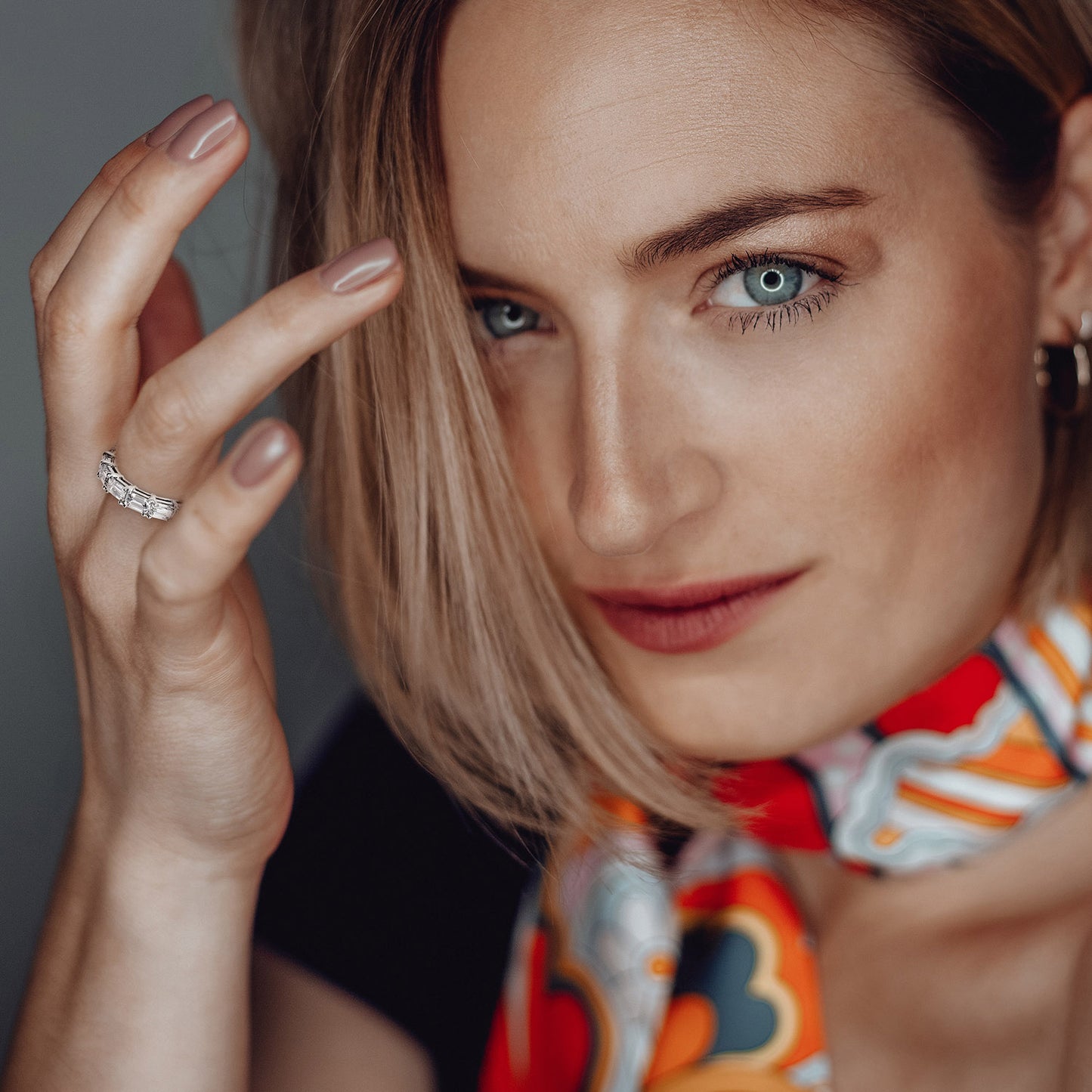 Emerald Cut Eternity Ring