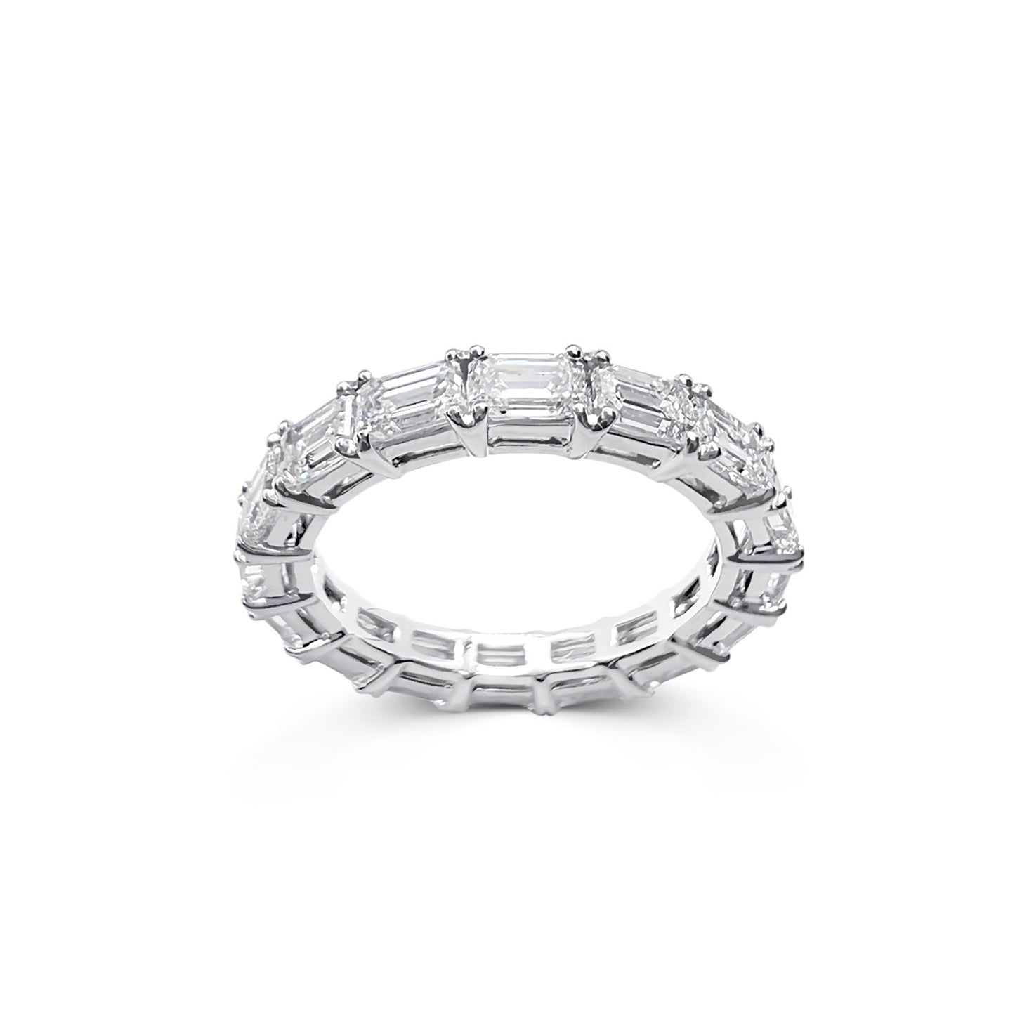 Emerald Cut Eternity Ring