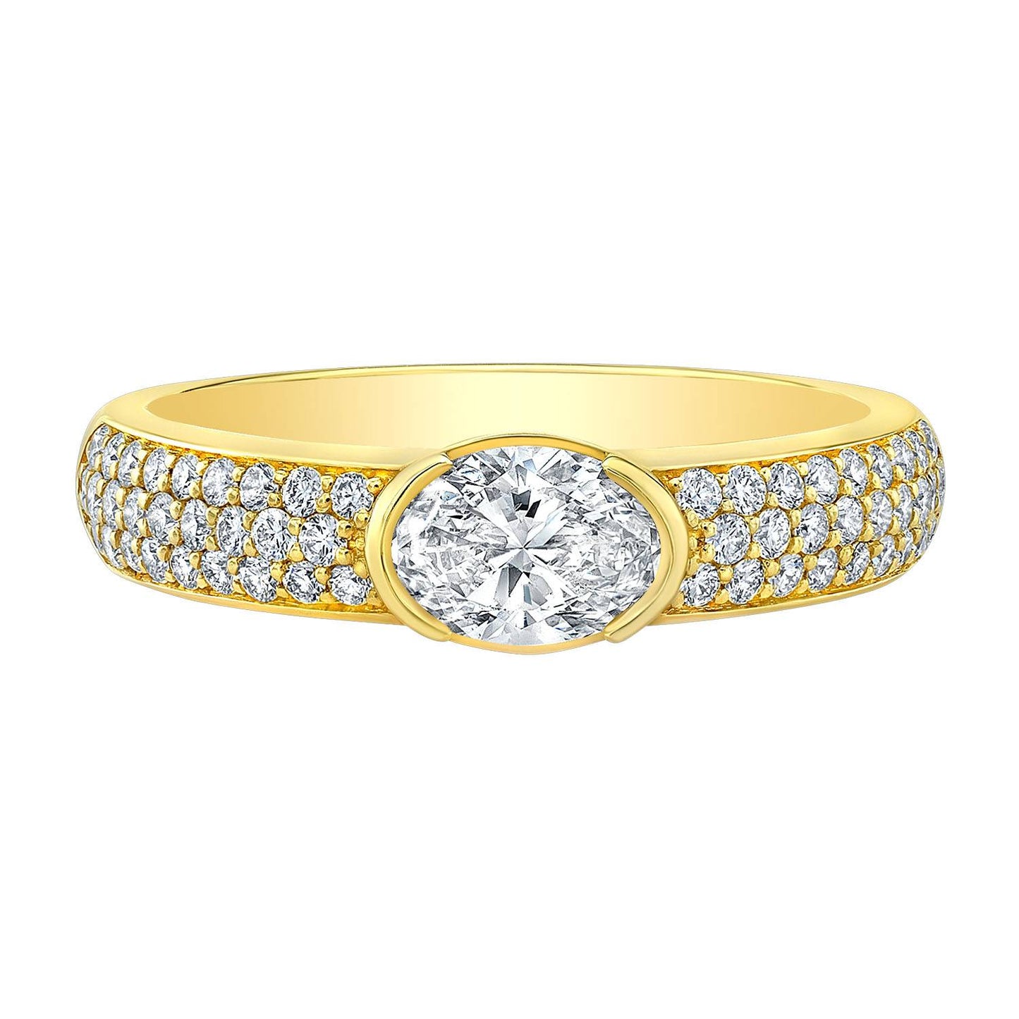 Oval Diamond Engagement Ring
