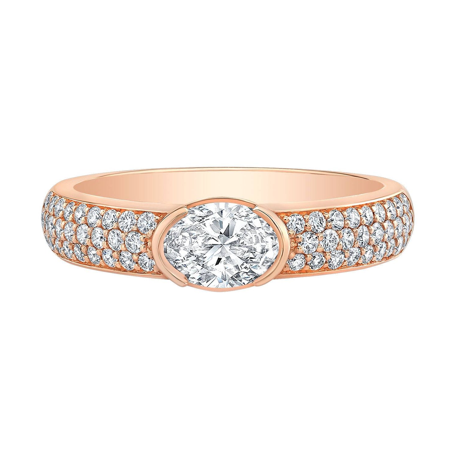 Oval Diamond Engagement Ring