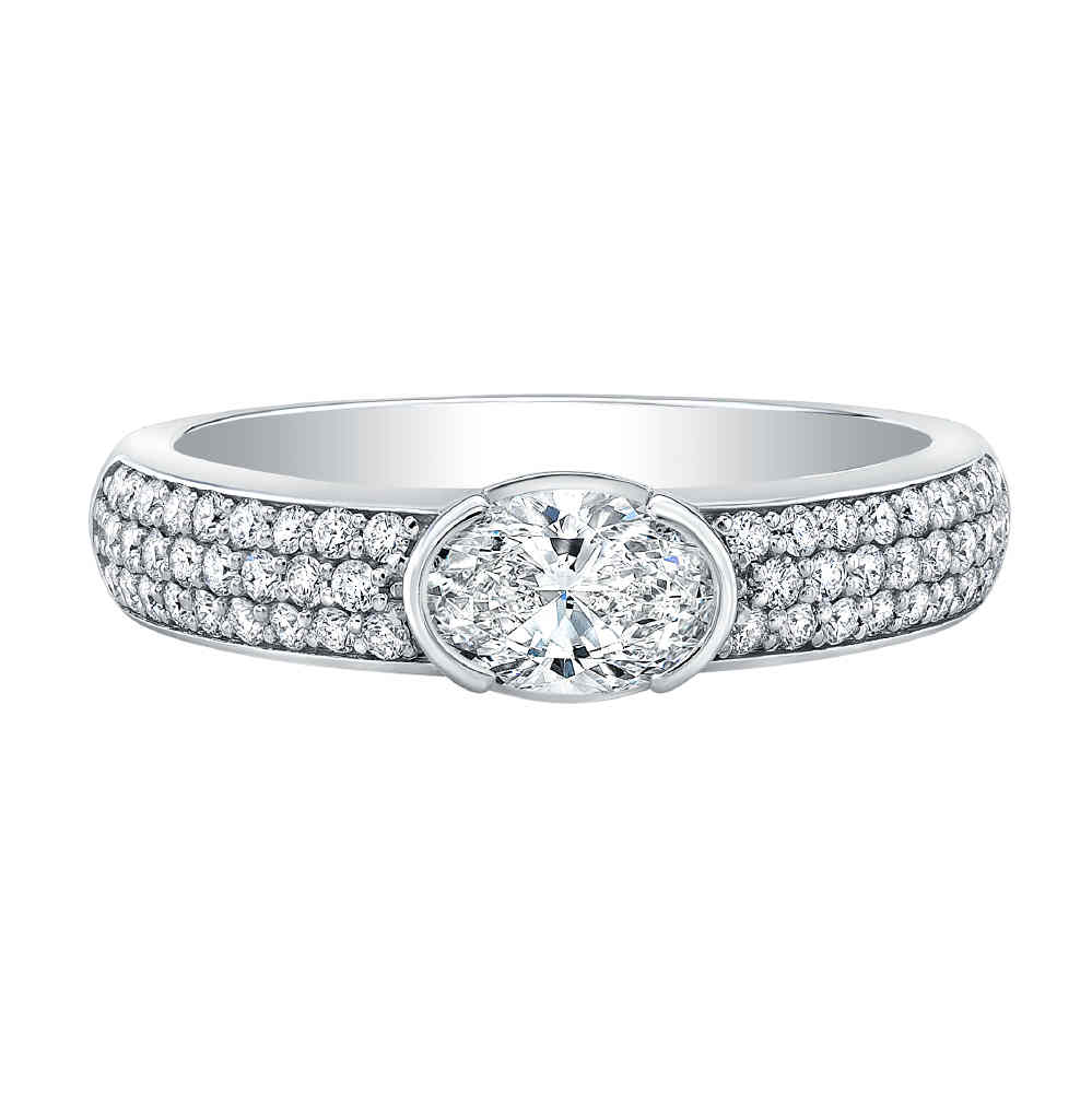 Oval Diamond Engagement Ring