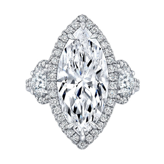 Marquise Cut Diamond Engagement Ring