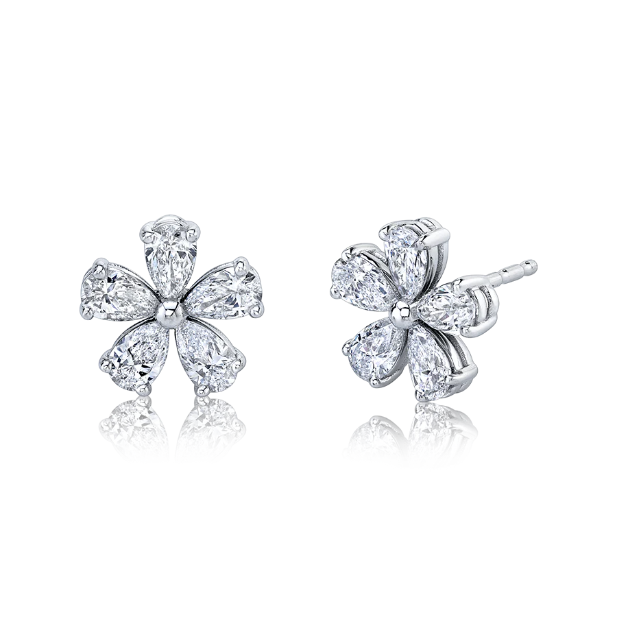 Diamond Petals Earring
