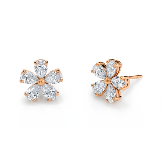 Diamond Petals Earring