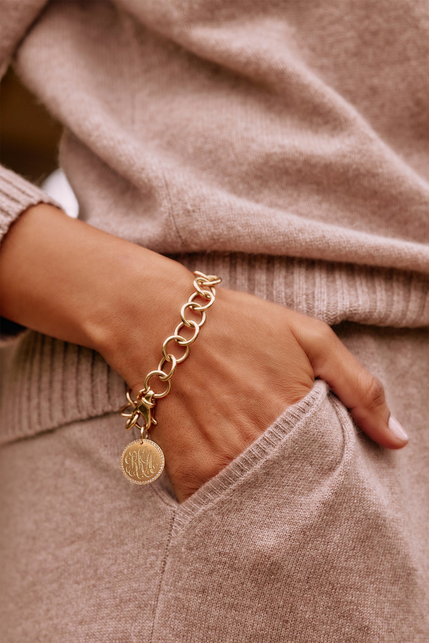 18KY "Club" Bracelet