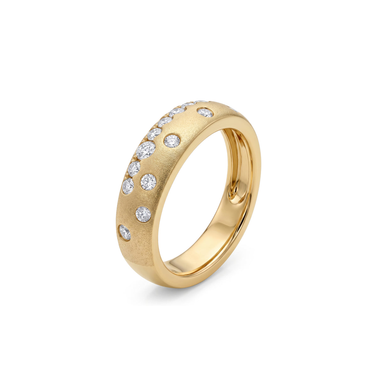 Lucent's Diamond Radiance Ring In Yellow Gold