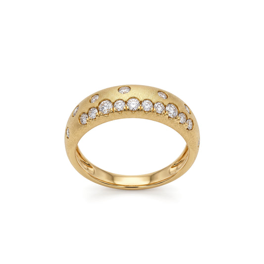 Lucent's Diamond Radiance Ring In Yellow Gold
