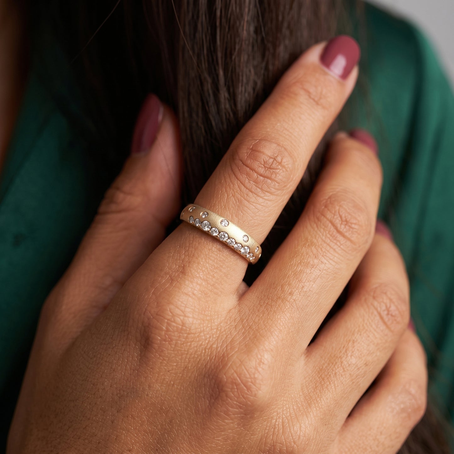 Lucent's Diamond Radiance Ring In Yellow Gold