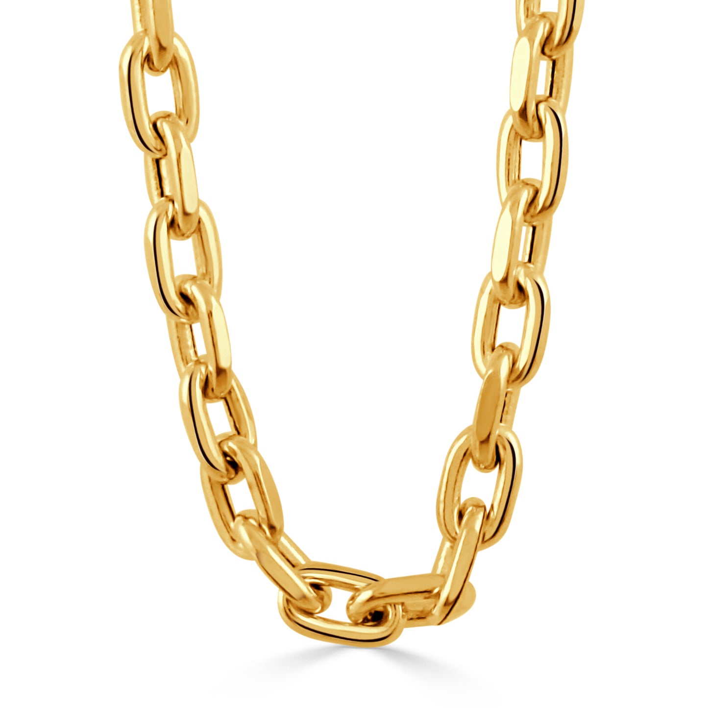 Oval Link Chain in 18k Yellow Gold