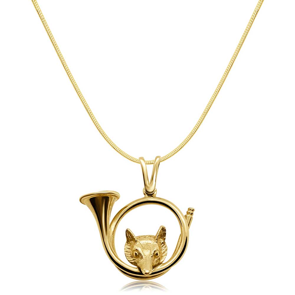 Fox & Horn Pendant