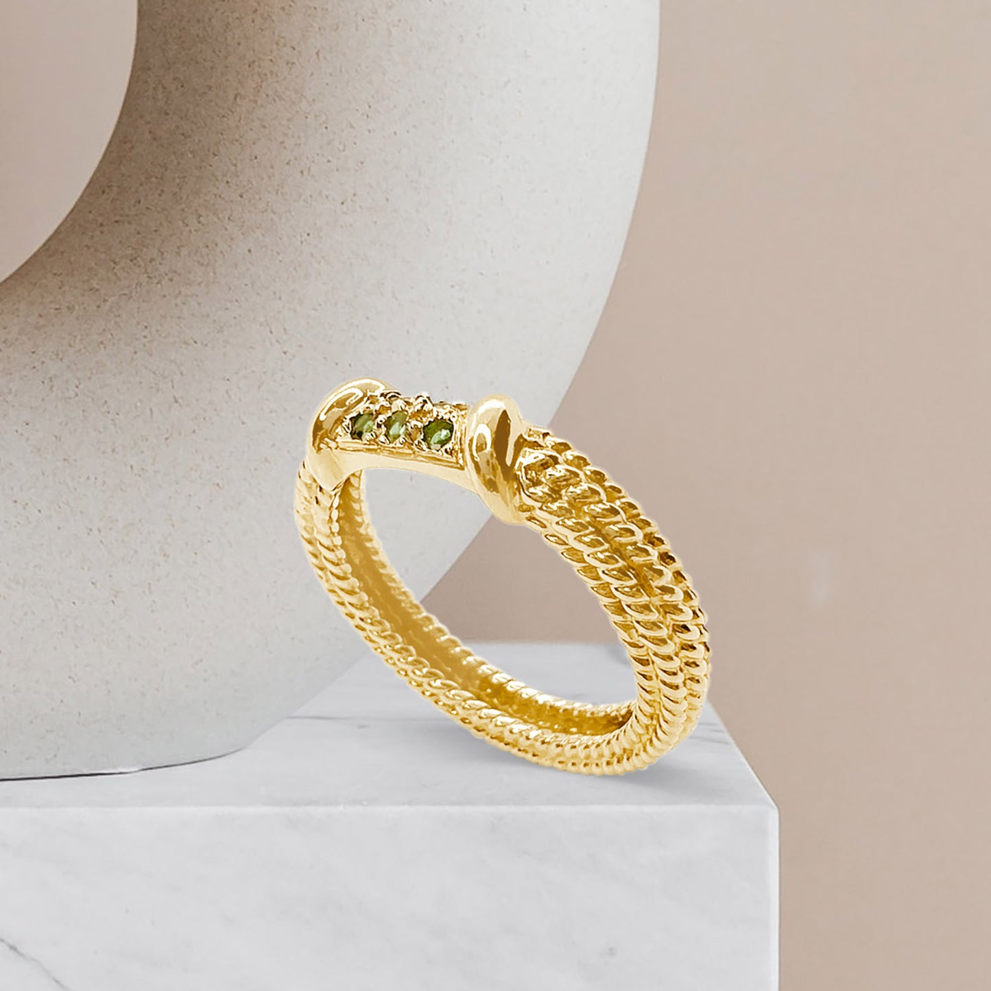 Beaded Stackable Ring