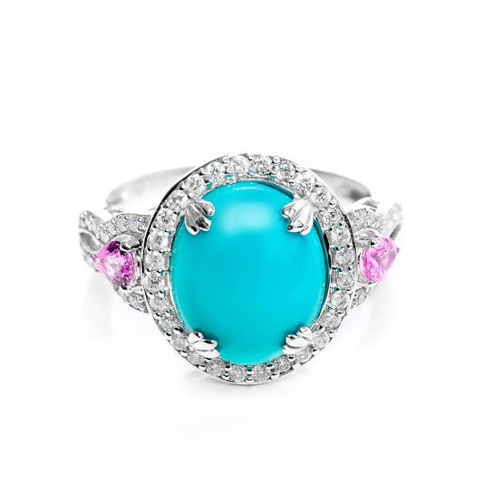 Turquoise Diamond Ring