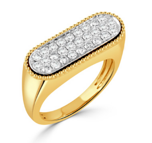 Fibonacci Diamond Ring