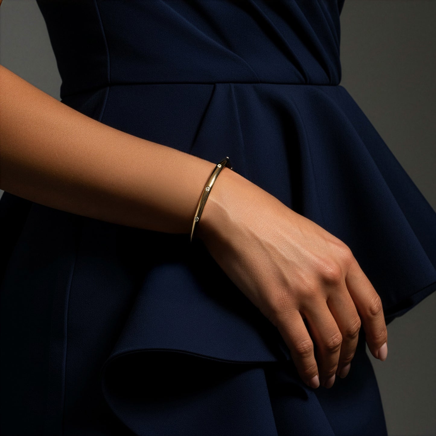 Yellow Gold Bangle Bracelet