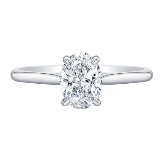 Oval Diamond Engagement Ring