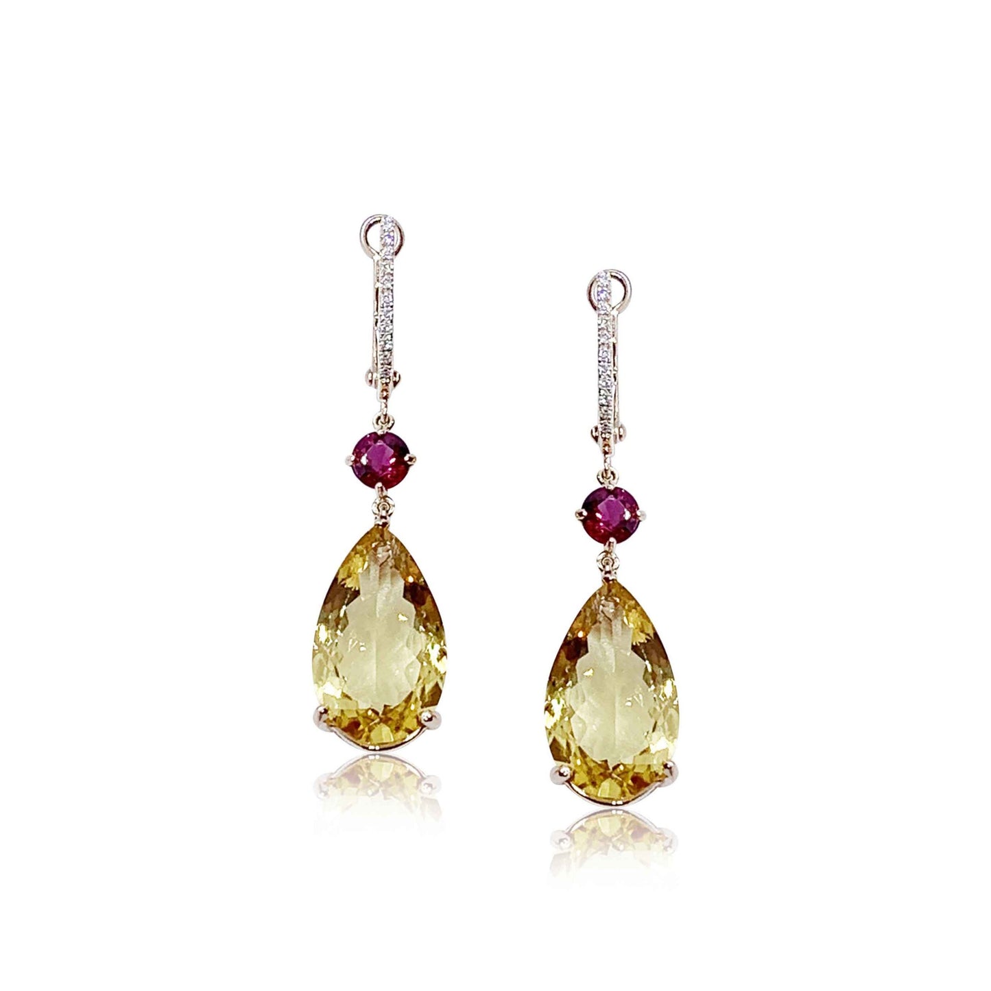 Yellow Beryl Earrings