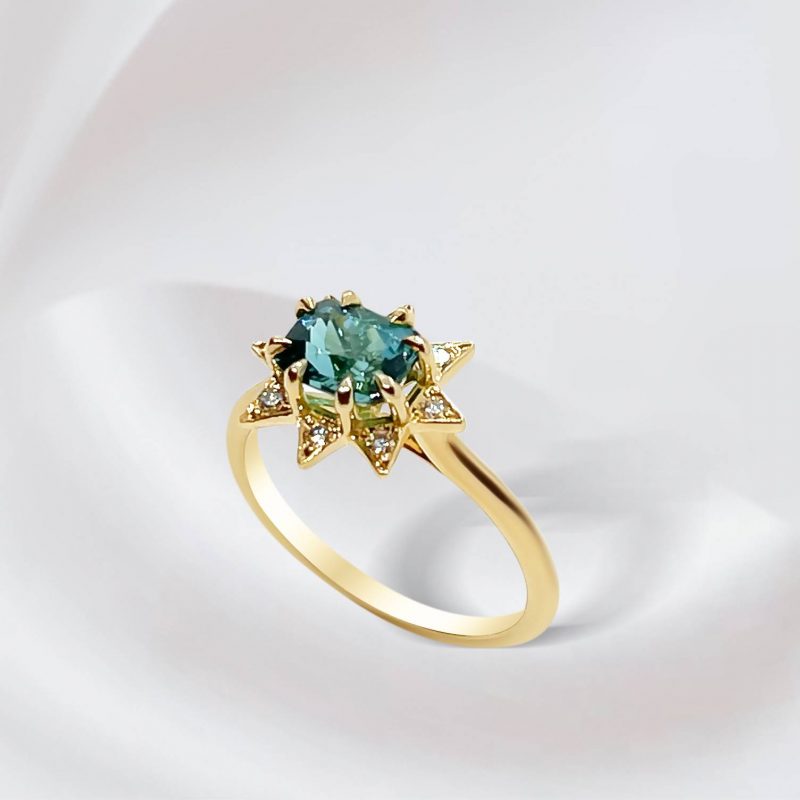 Tourmaline Celestial Ring